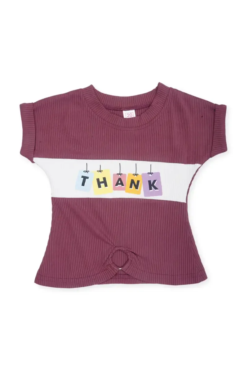 Girl's Corduroy Printed Top (1 - 4 Yrs)