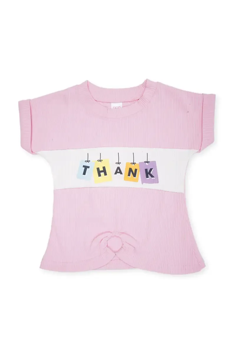 Girl's Corduroy Printed Top (1 - 4 Yrs) 01724523YRSBABPIN2