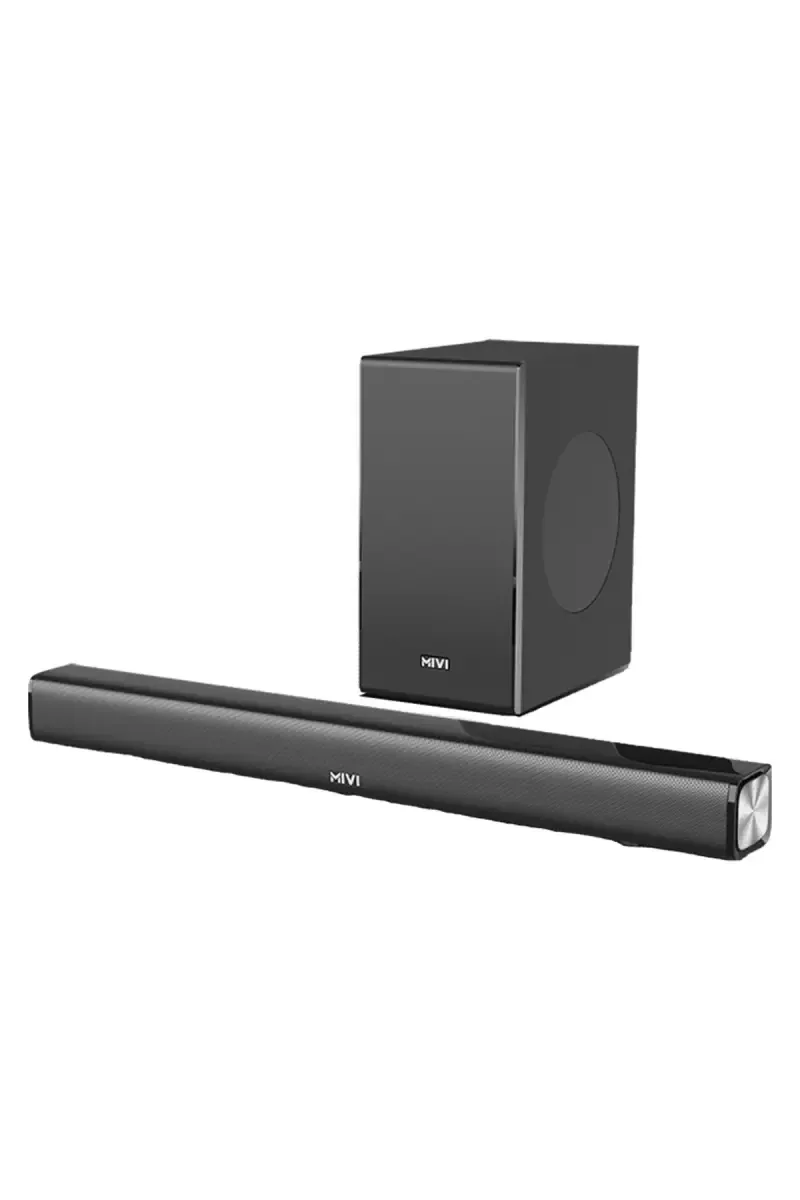 Mivi Fort R240 240 W Bluetooth Soundbar with Subwoofer, Remote, 2.1 Channel (Black)