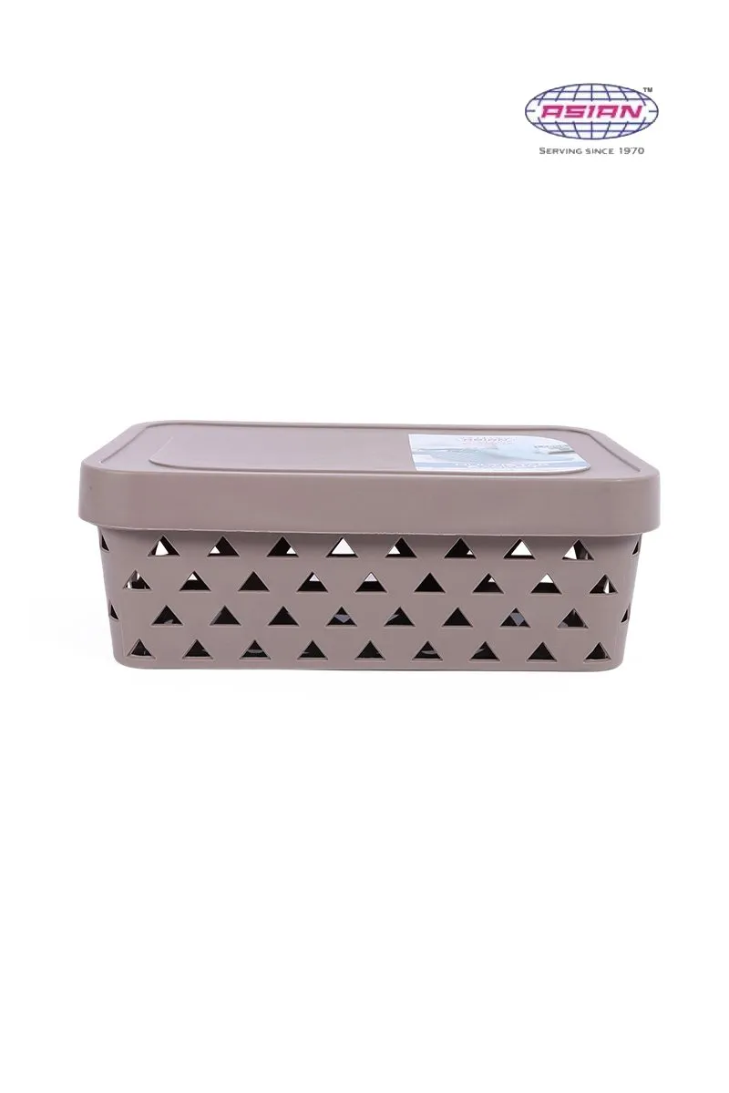 Asian Plastic Multi Star Basket, Medium - 37 x 13 Cm