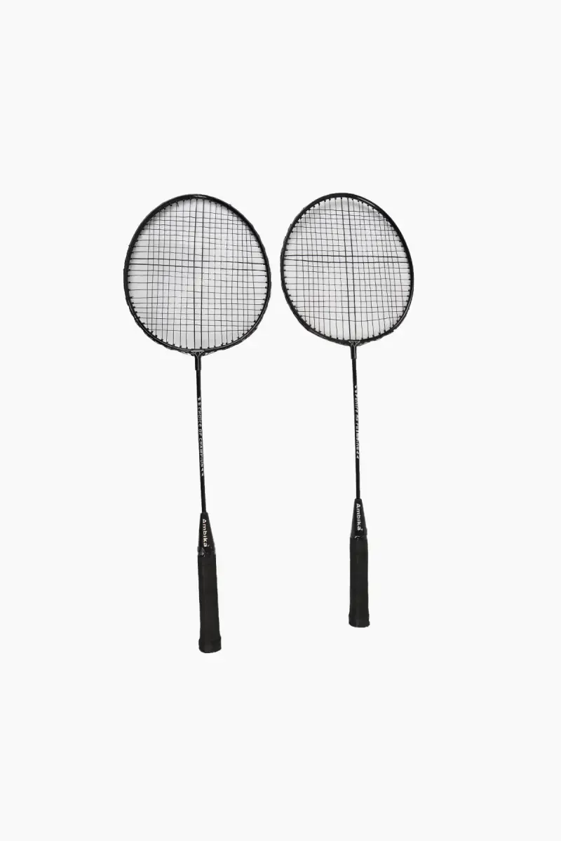 Badminton Racquets with Cover - Pack Of 2 (Color May Vary)