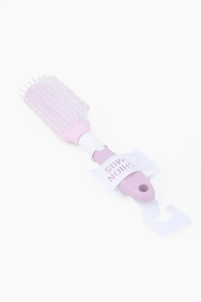 Square Shape Hair Comb/Hair Brush (Light Pink) - Pack of 1