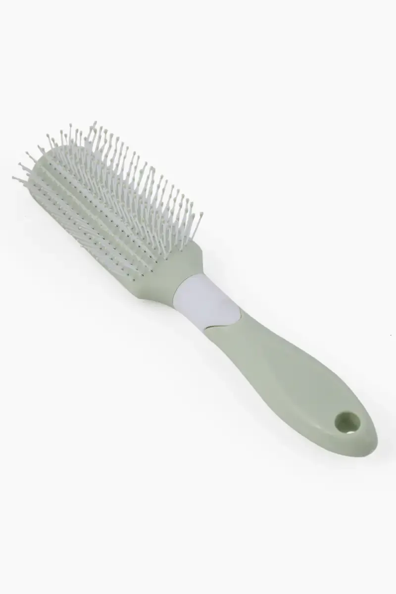 Square Shape Hair Comb/Hair Brush (Pastel Green) - Pack of 1 