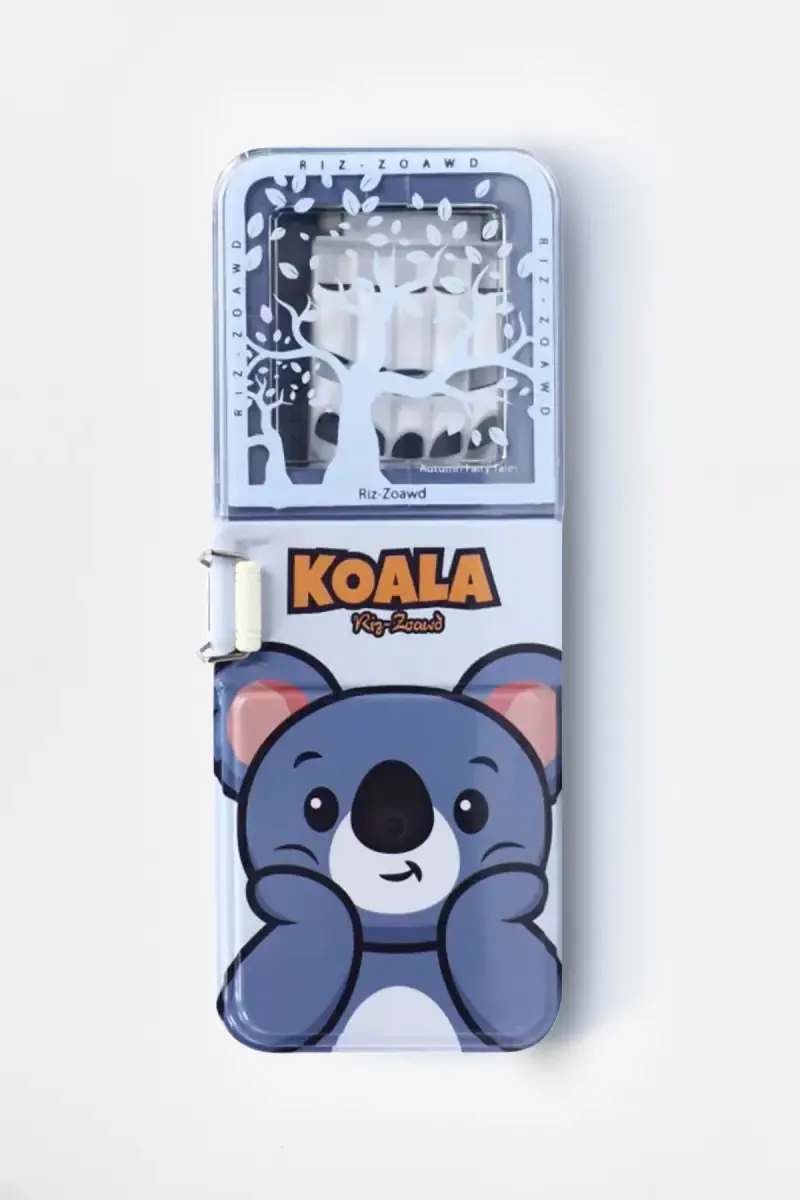 Koala Printed EVA Foam Pencil Box for Kids (Blue) - Pack of 1 018442BLU