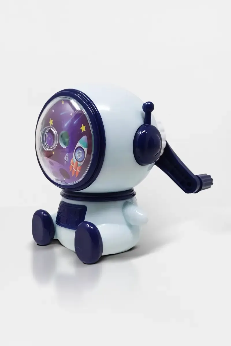 Astronaut Plastic Pencil Sharpener for Kids - 1pc (Colour May Vary)