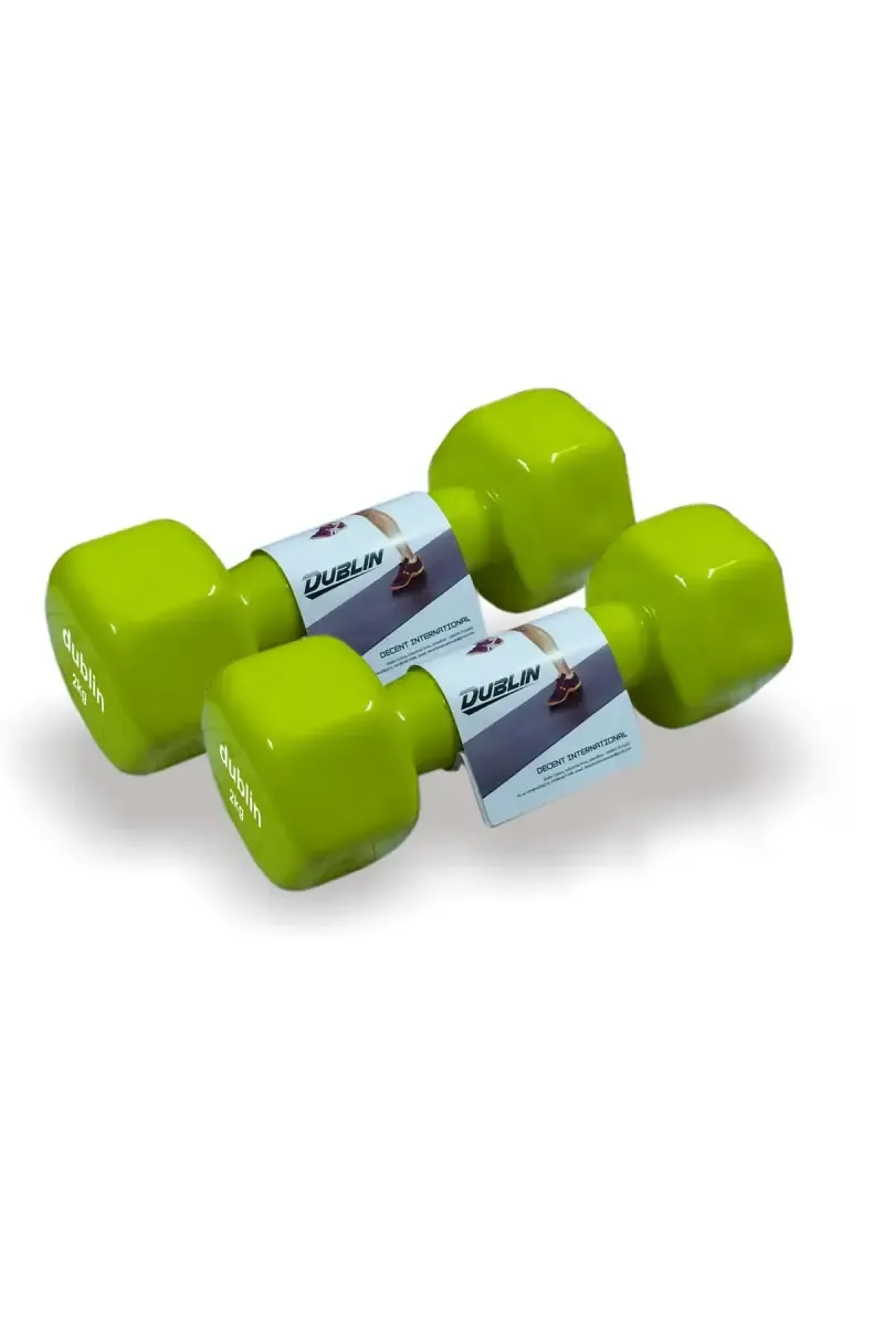 Neoprene Fixed Weight Dumbbell Pair of 2 (Green, 2 kg Each)