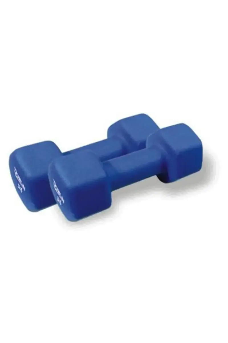 Neoprene Fixed Weight Dumbbell Pair of 2 - (Blue, Each 3kg)