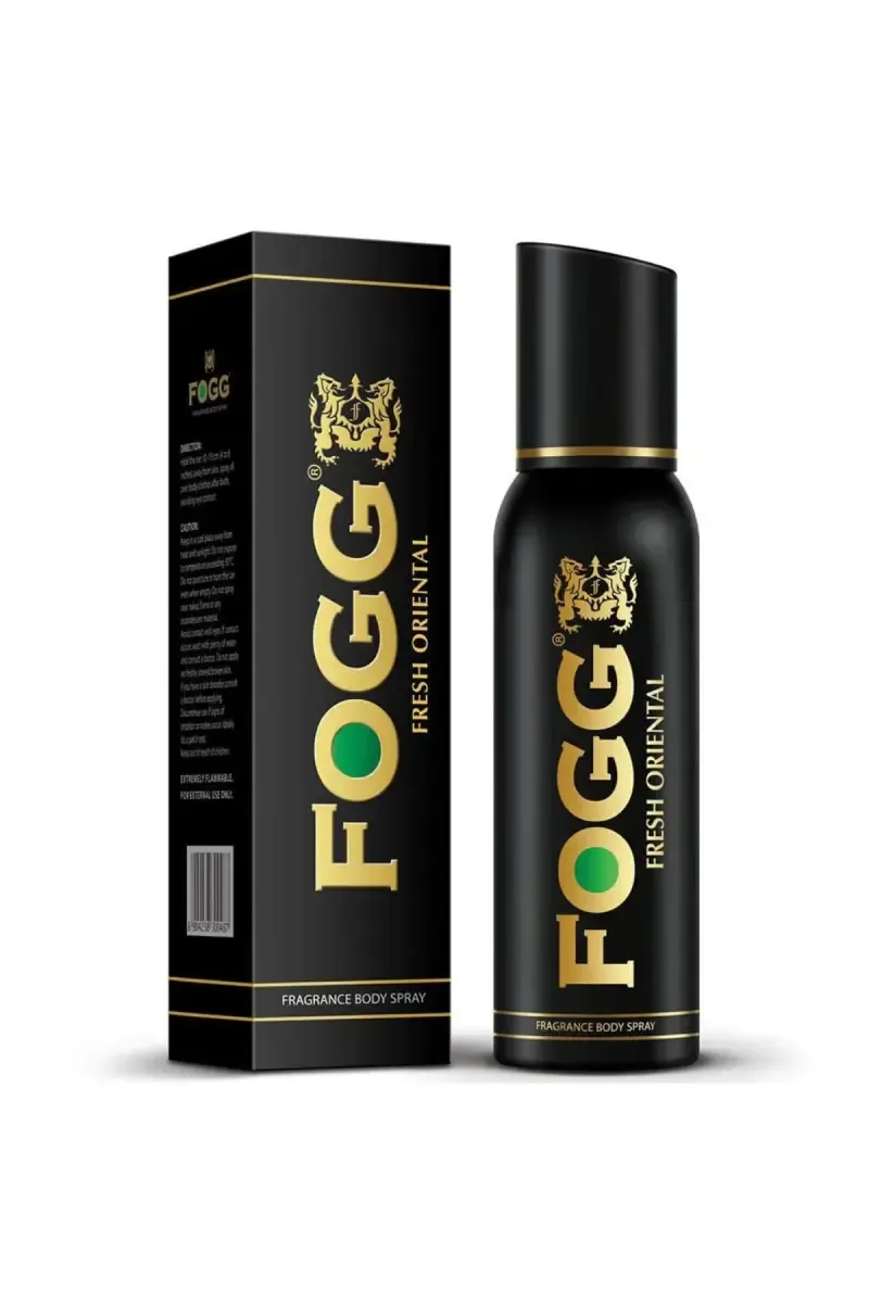 Fogg Black Fresh Oriental Deodorant Body Spray for Men - 120ml