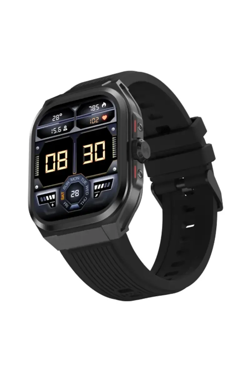 Noise ColorFit Thrill 2.0" HD Display Smartwatch with Bluetooth Calling, 100+ Sports Modes, Health Suite (Jet Black)