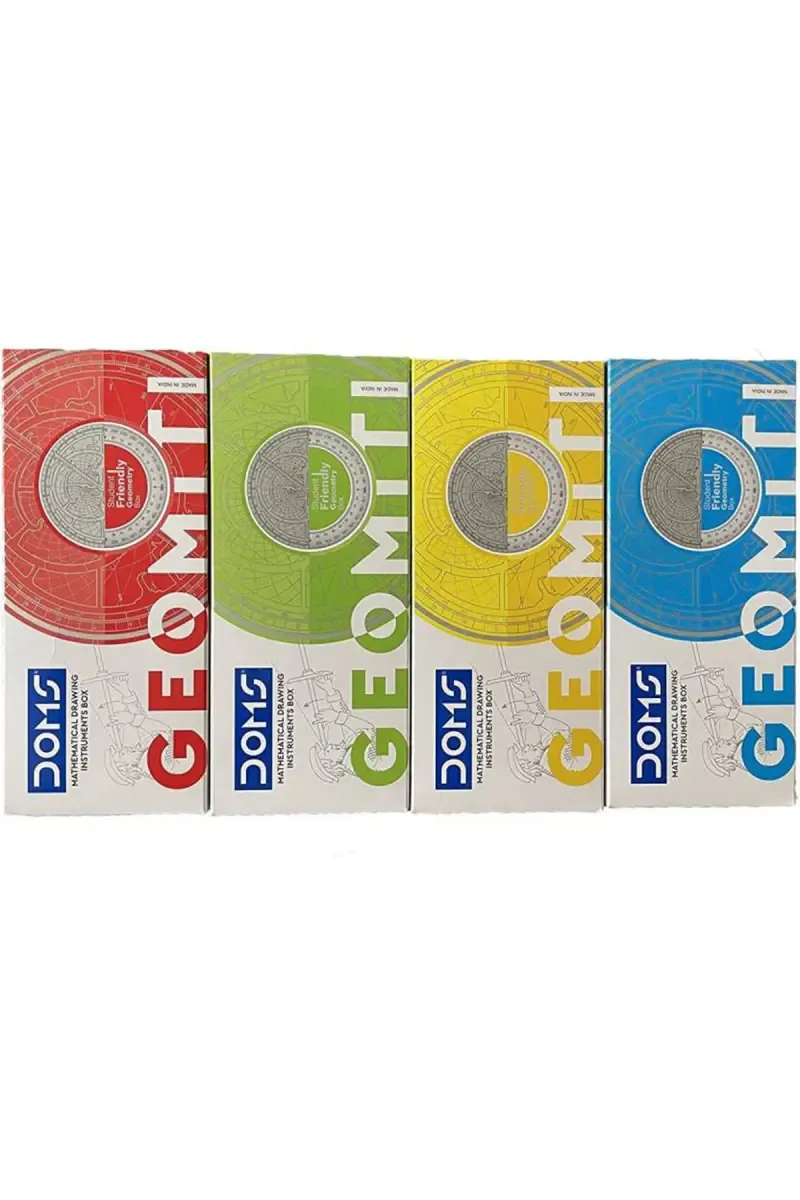 Doms Geomiti Drawing Mathematical Instruments Box - Pack of 1	