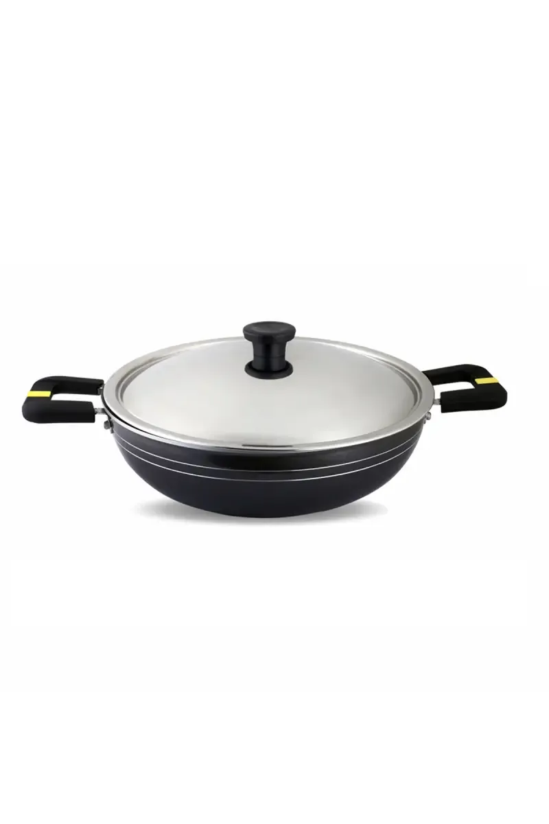 Greenchef Aluminium Induction Bottom Kadai - 26cm 
