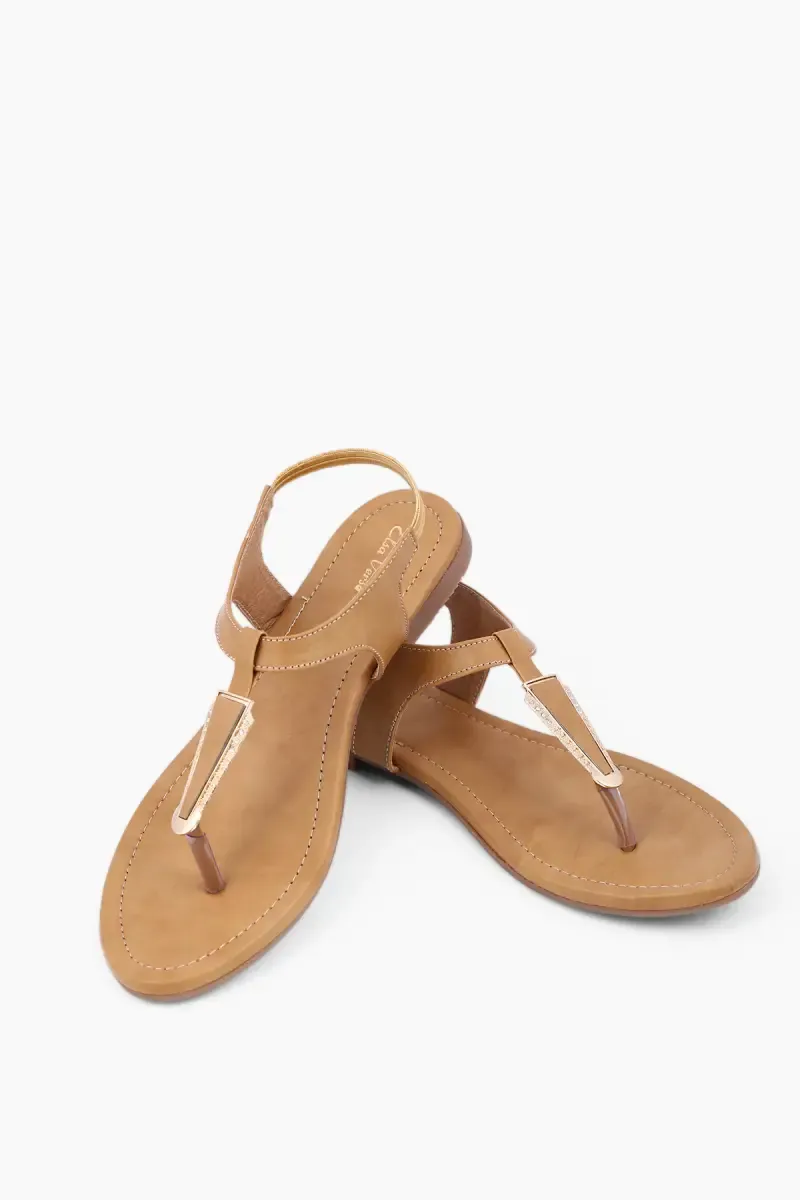 Women's Stylish Slingback T-Strap Sandals