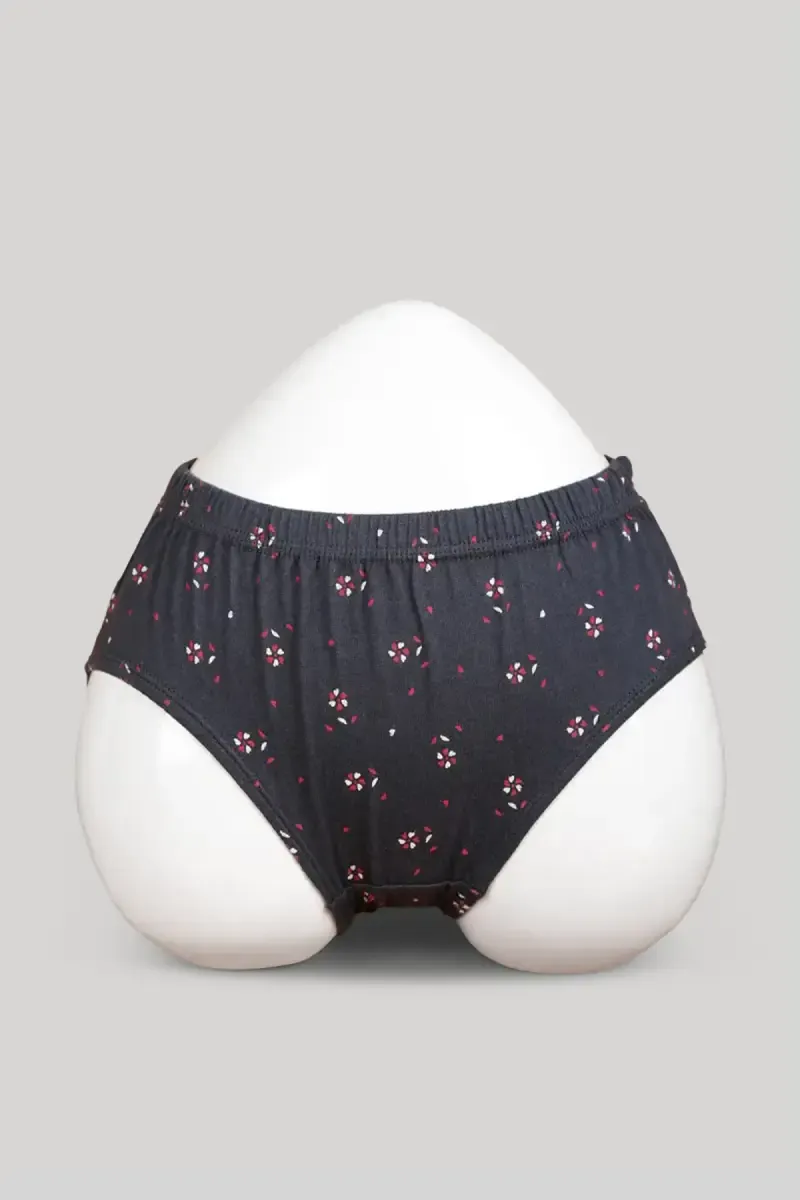Cotton Blend Printed Hipster Panties for Women 0197753XLDARGRE