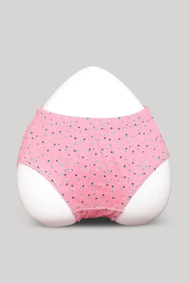 Cotton Blend Printed Hipster Panties for Women  0197872XLPIN