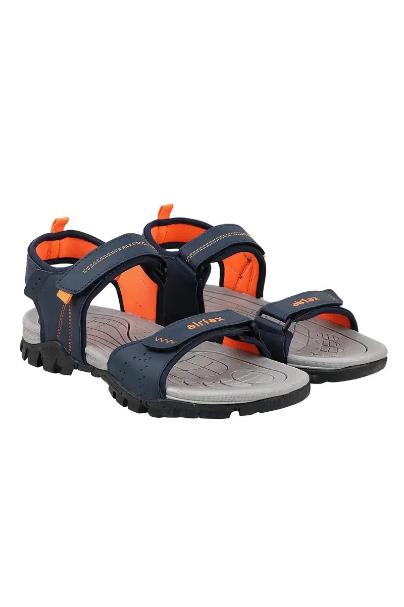 Men's Velcro Adjustable Strap Casual Sandals 0198737BLU