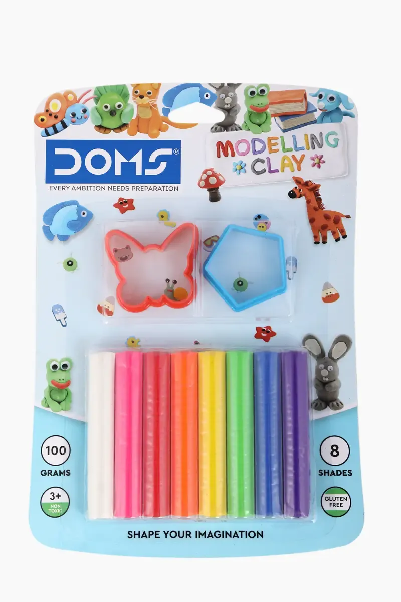 Doms Modelling Clay Set - 8 Shades 
