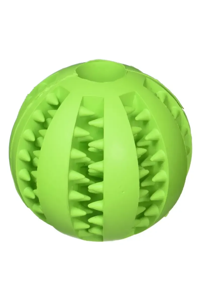 Canine Chew Treat Ball For Dog (Green) - Large 020414GRELAR
