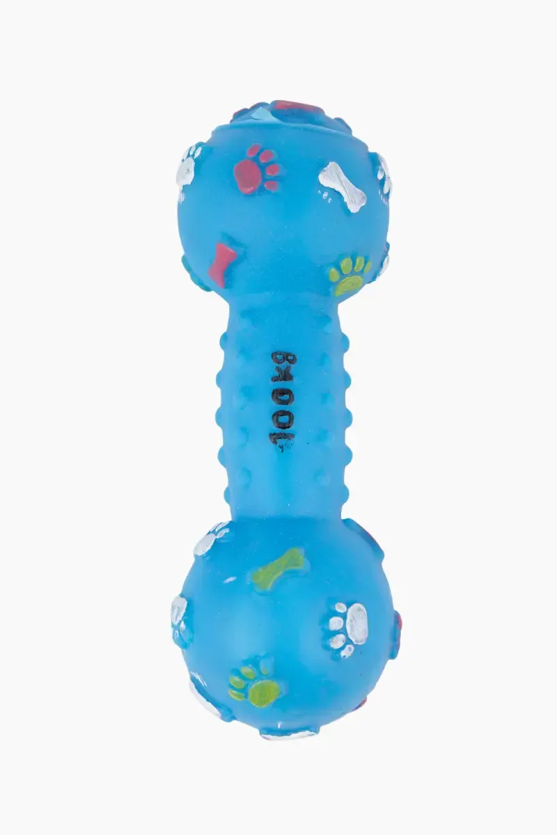 Canine Spike Dumbbell Toy For Dogs & Cats (Medium) - Blue 020415BLUMED