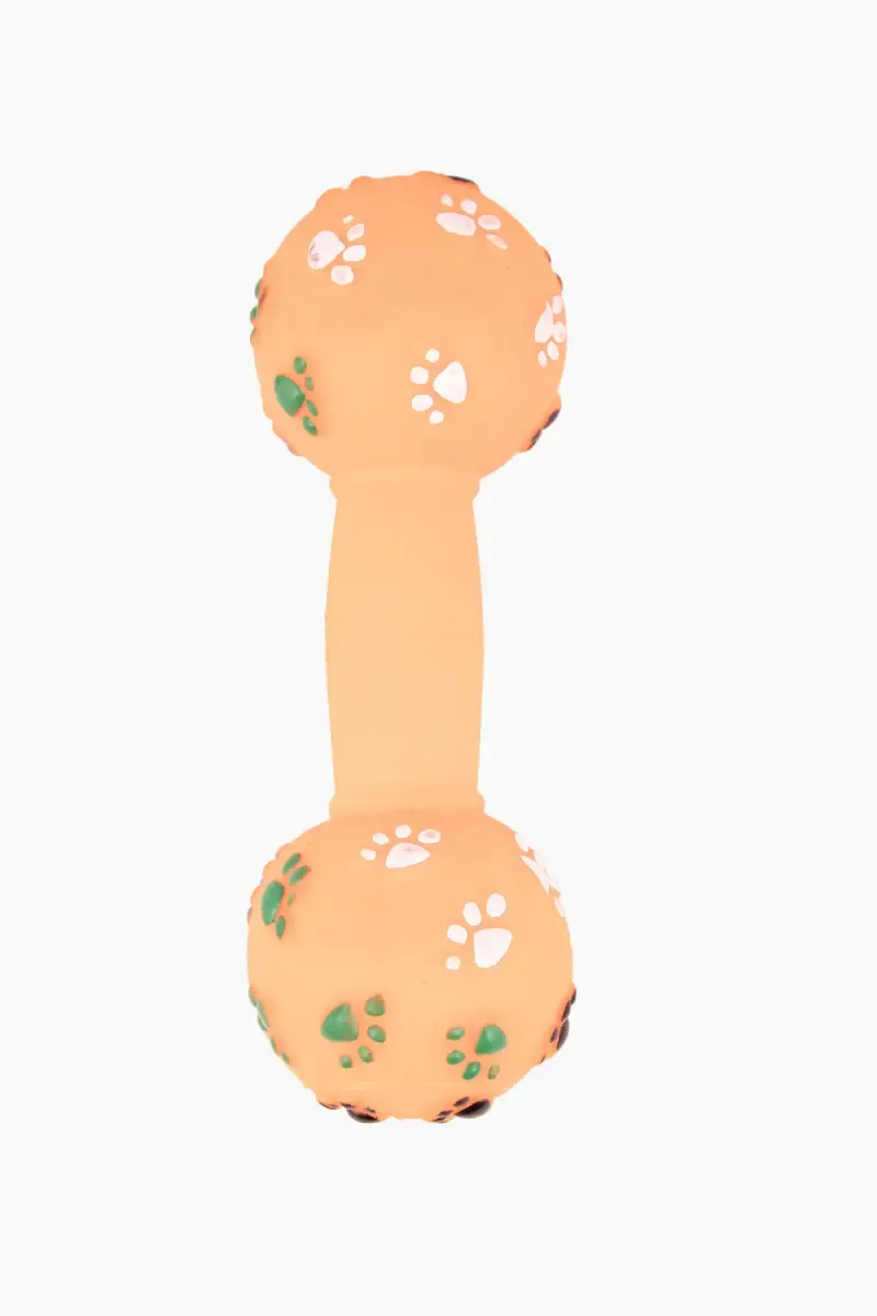 Canine Spike Dumbbell Toy For Dogs & Cats (Large) - Orange 020415ORALAR