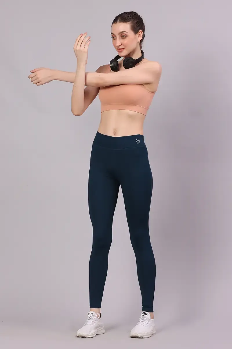 Lycra Solid Track Pant for Women
