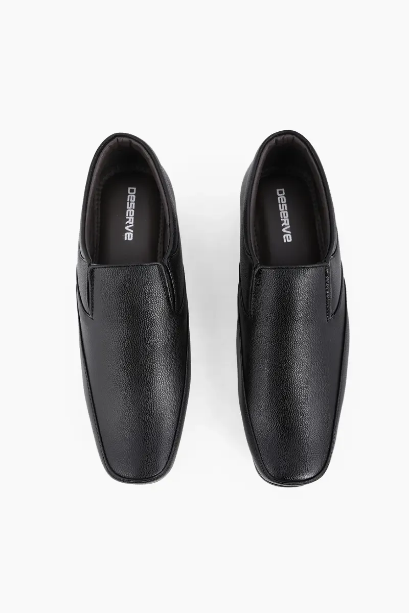 Solid Slip-on Formal Shoes for Men