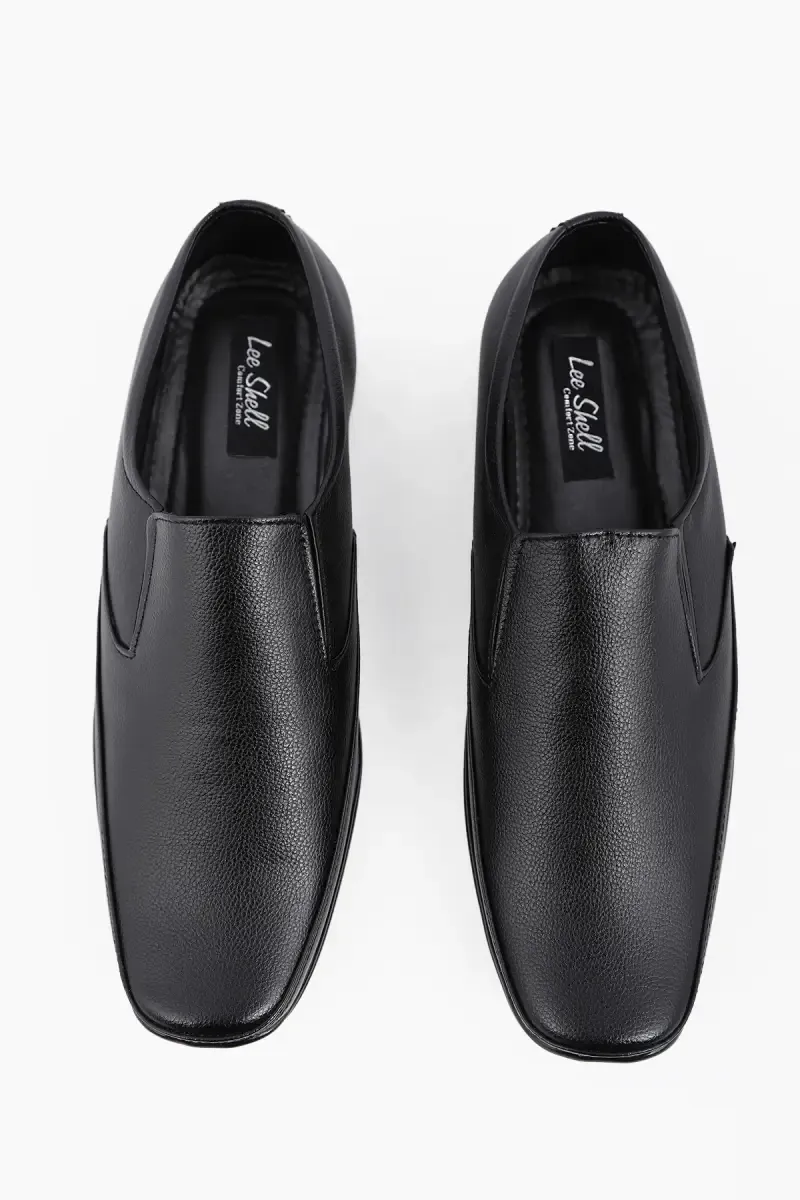 Solid Slip-On Formal Shoes for Men