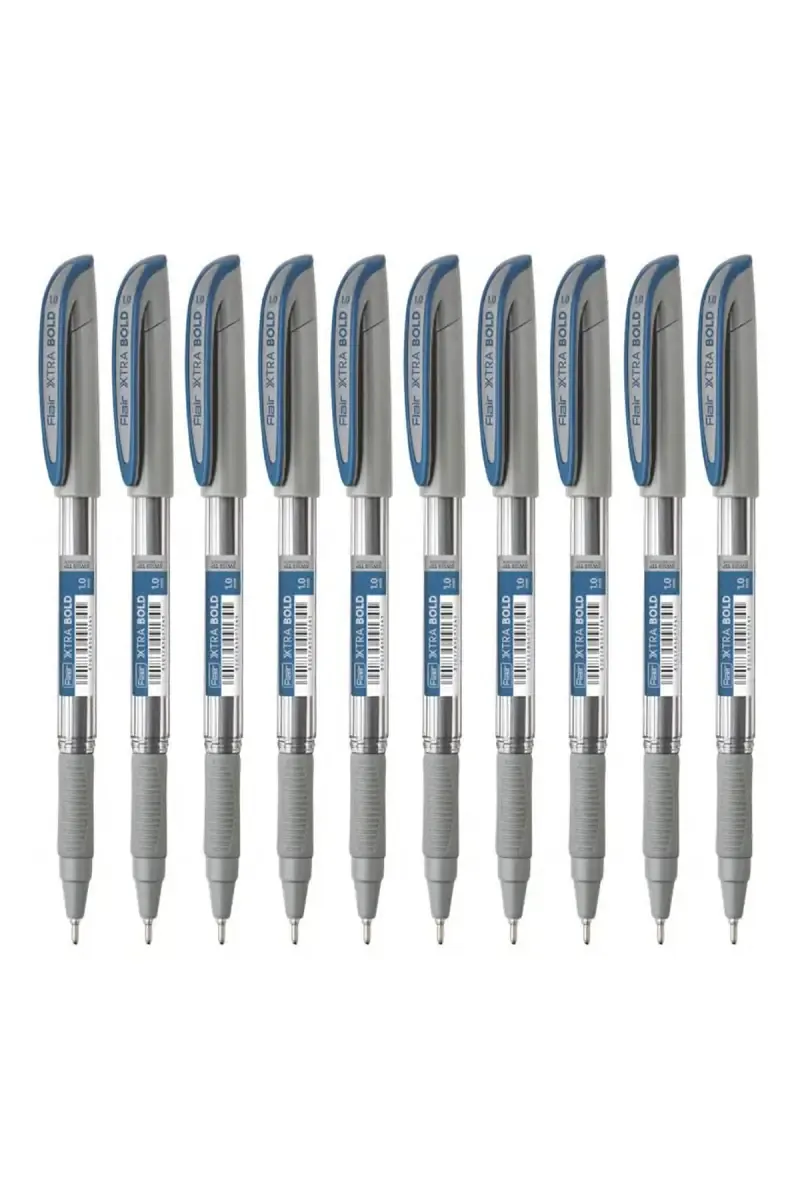 Flair Xtra Bold Ball Pen - Pack df 10 (Blue)