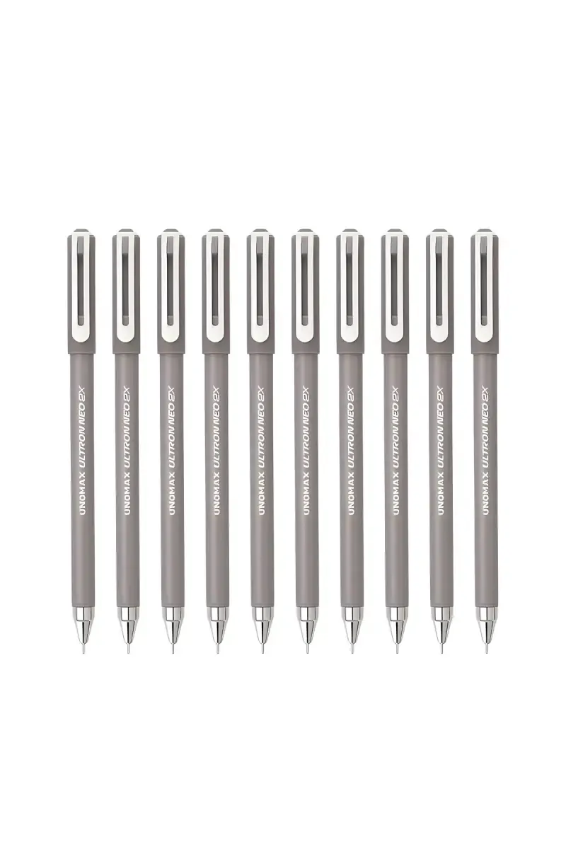 Unomax Ultron Neo 2x Ball Pen (Black) - Pack of 10 021147BLAPACOF10