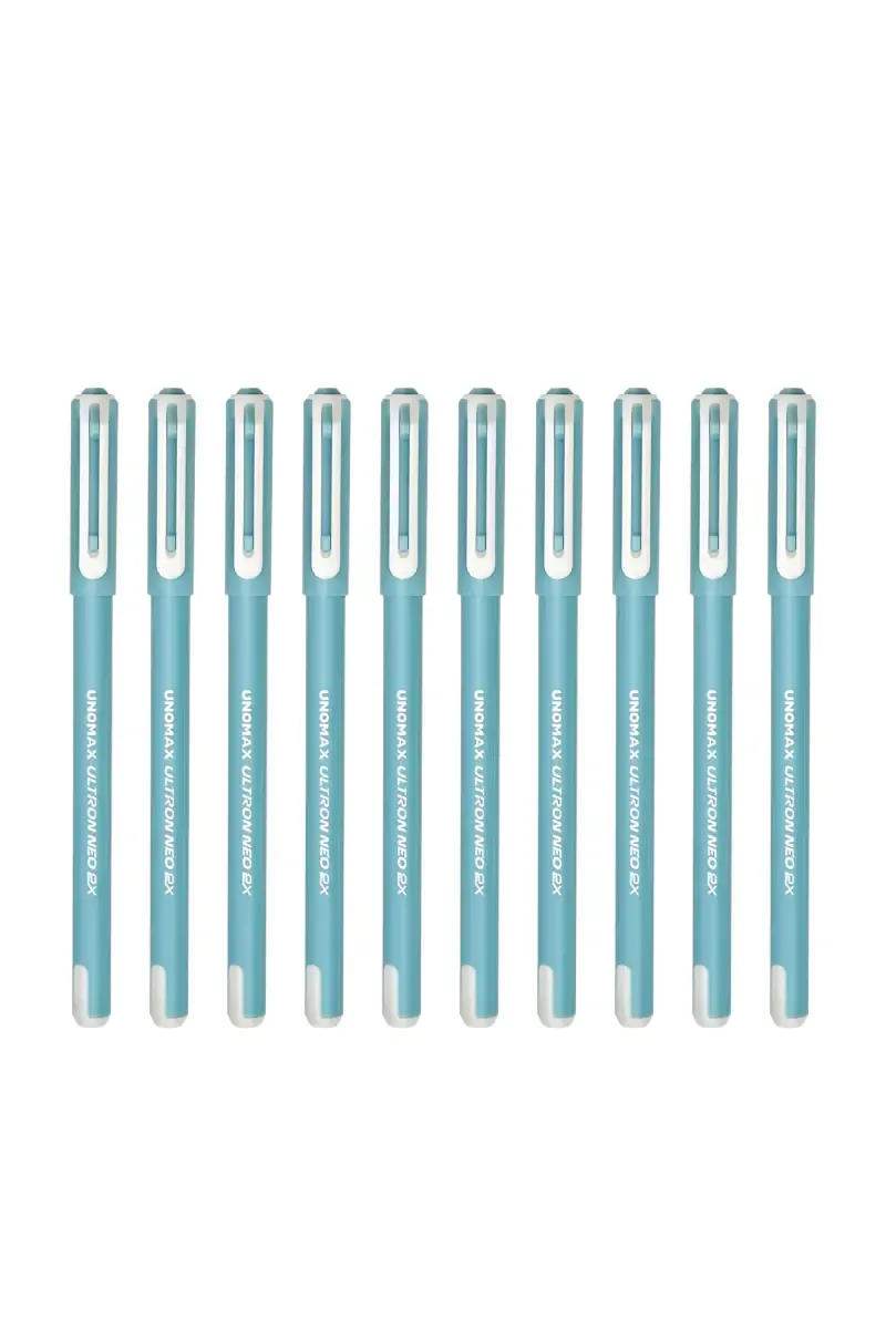 Unomax Ultron Neo 2x Ball Pen (Blue) - Pack of 10