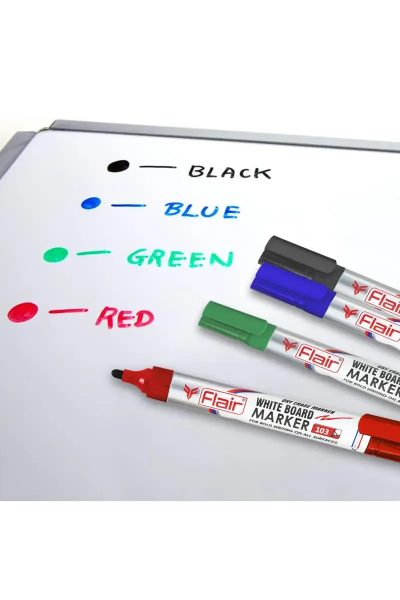 Flair Creative Waterproof White Board  Marker - Black
