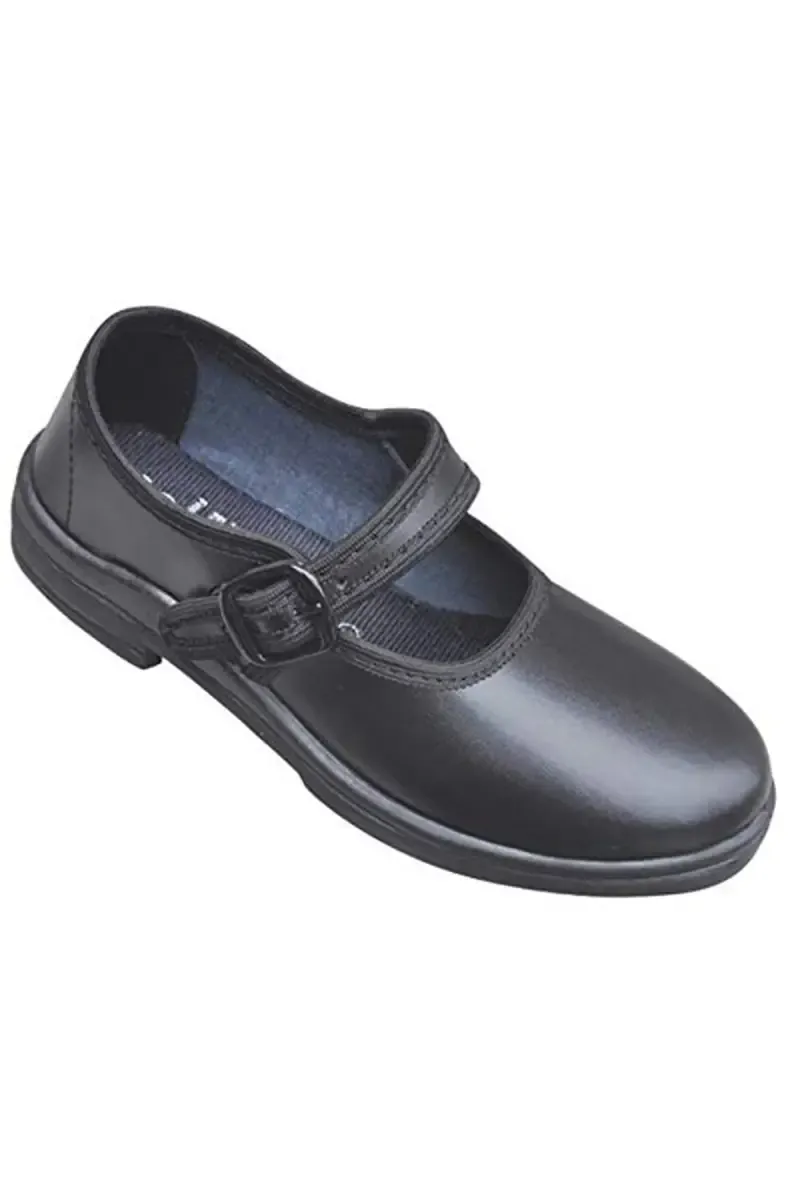 Girl's Buckle Closure School Shoes 021370141YRSBLA
