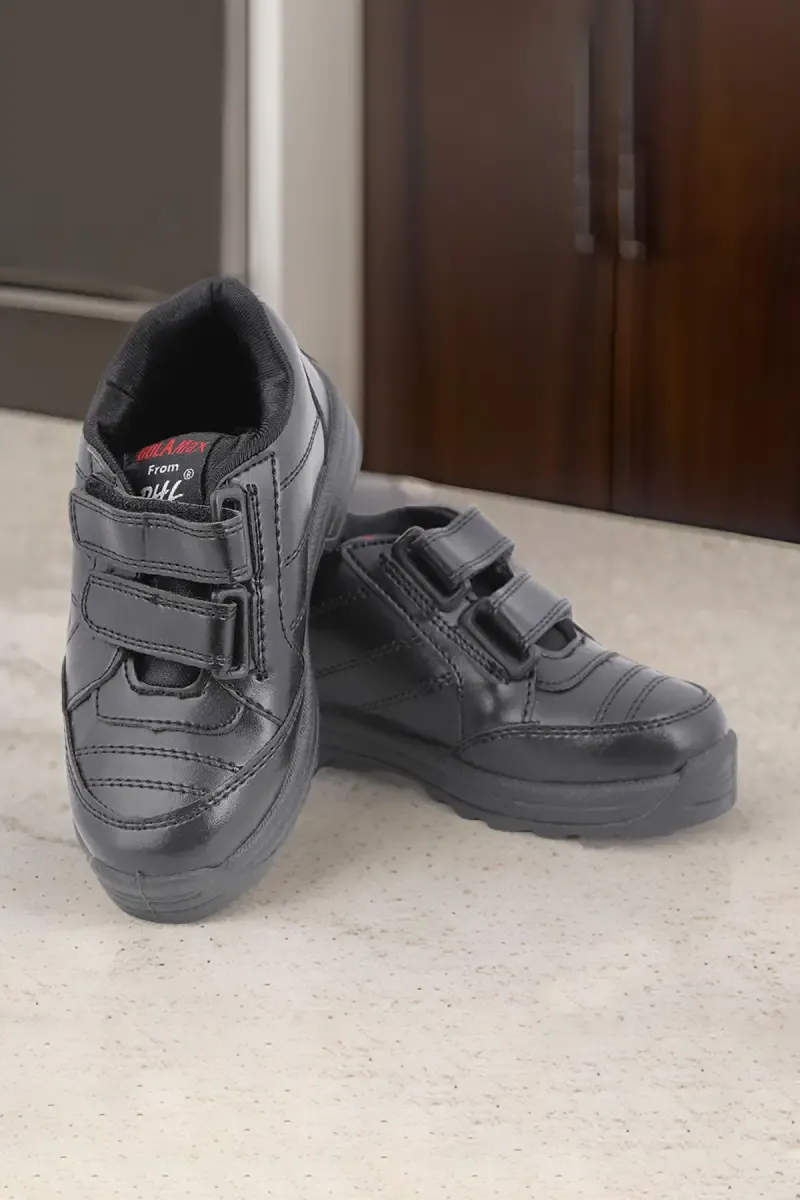 Velcro Closure School Shoes for Boys 0213858BLA