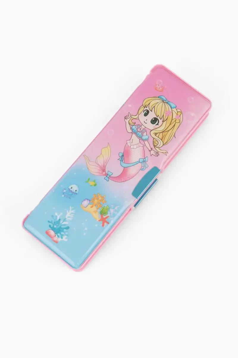 Mermaid Art Plastic Pencil Case