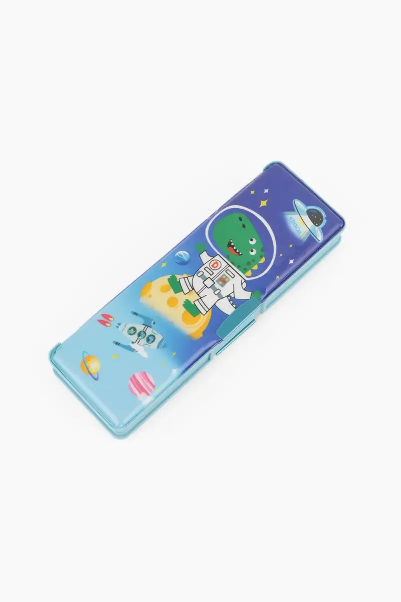 Space Geo Art Plastic Pencil Box
