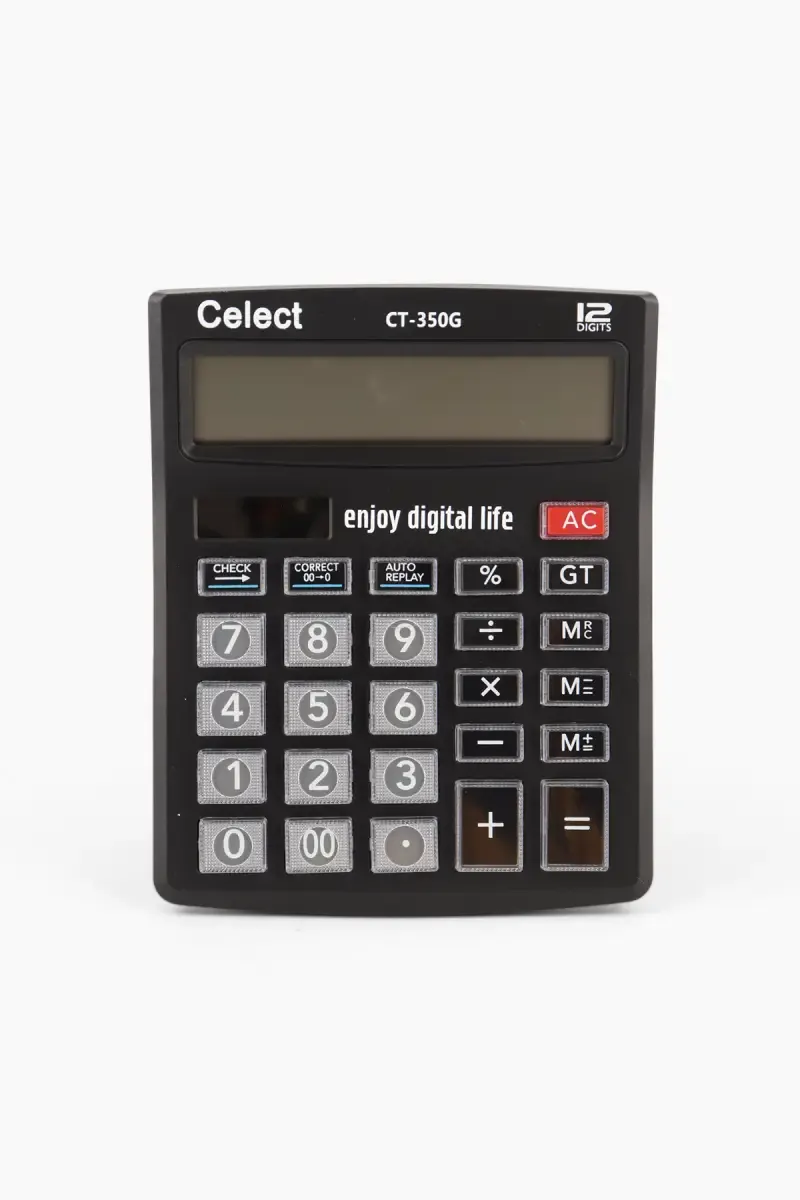 Celect 12 Digit Electronic Calculator (CT-350G) 
