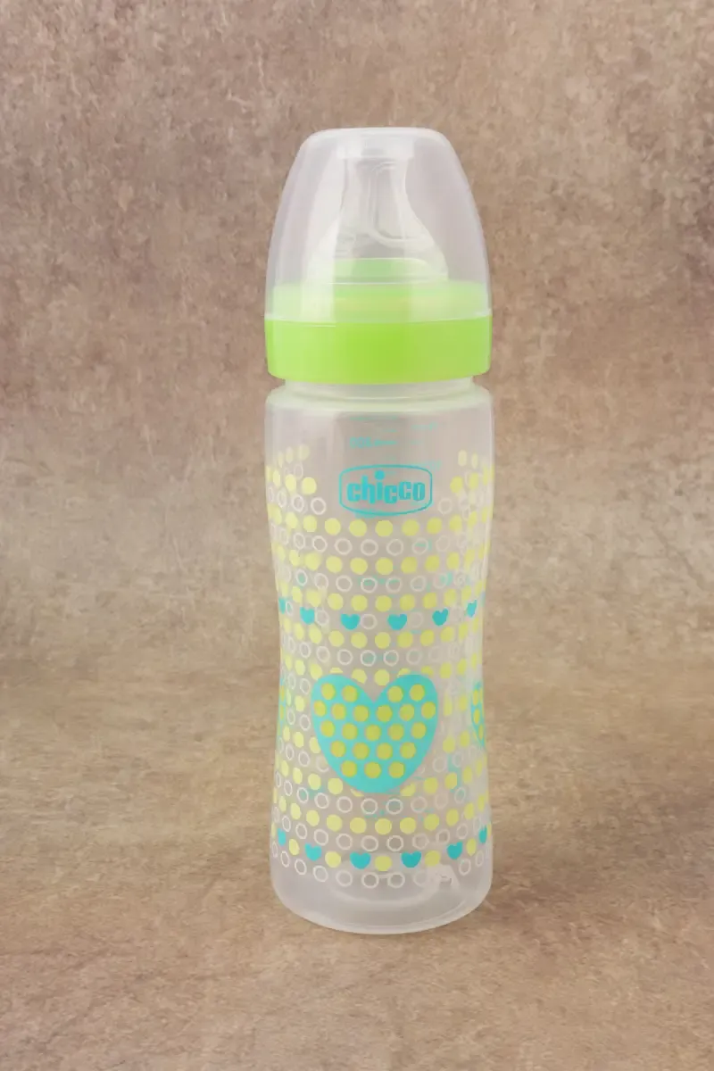 Chicco Baby Feeding Bottle (Green) - 330 ml