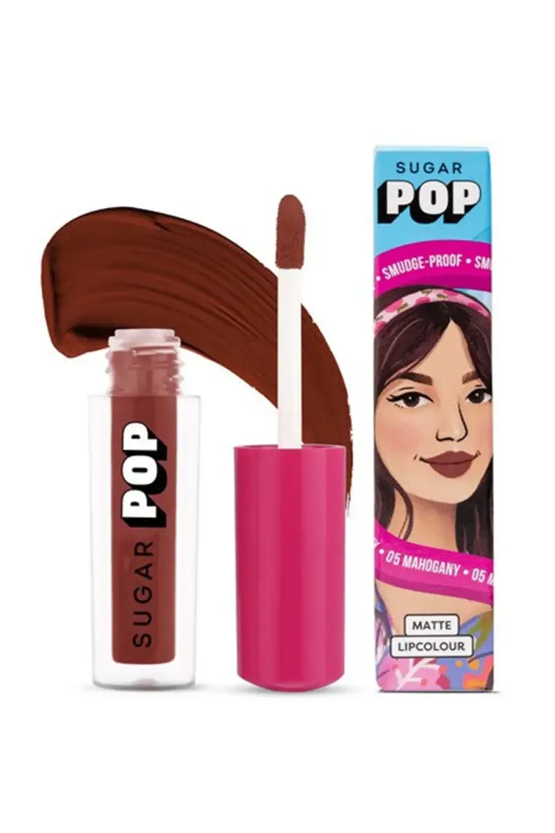 Sugar Pop Matte Lip colour - 1.6ml (Mahogany)