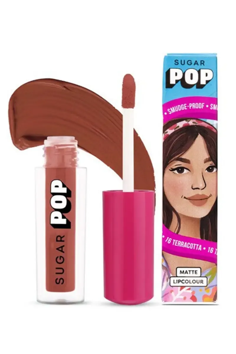 Sugar Pop Matte Lip colour - 1.6ml (Terracotta)