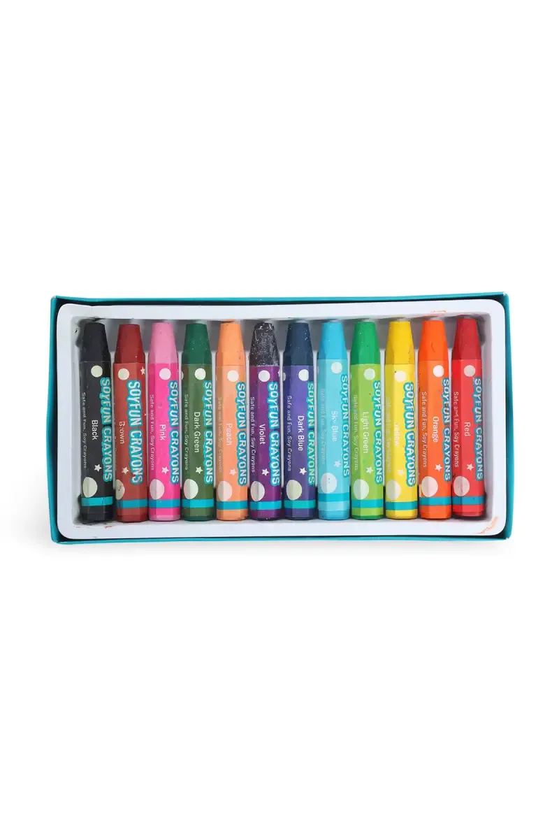 Apsara 12 Shades Soyfun Crayons (Multicolor) - Pack of 1 