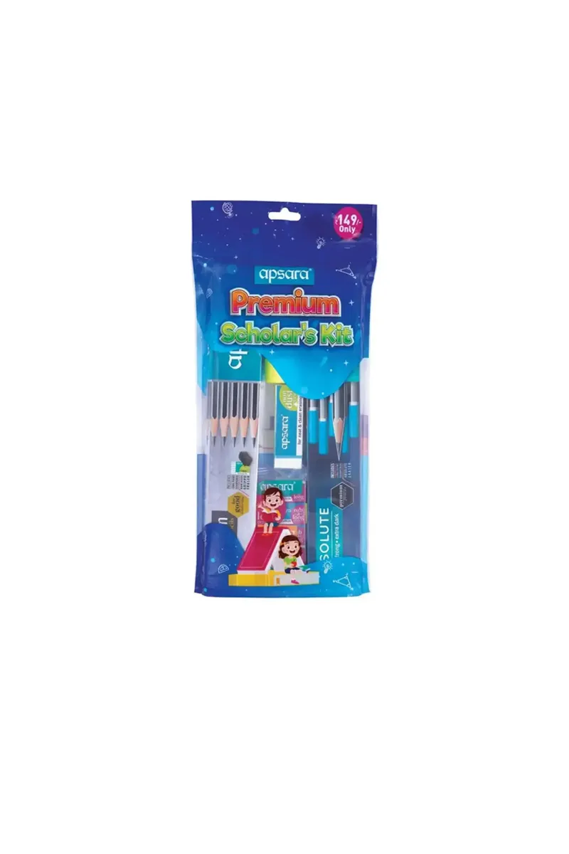 Apsara Premium Scholars Kit (Multicolor) - Pack of 1