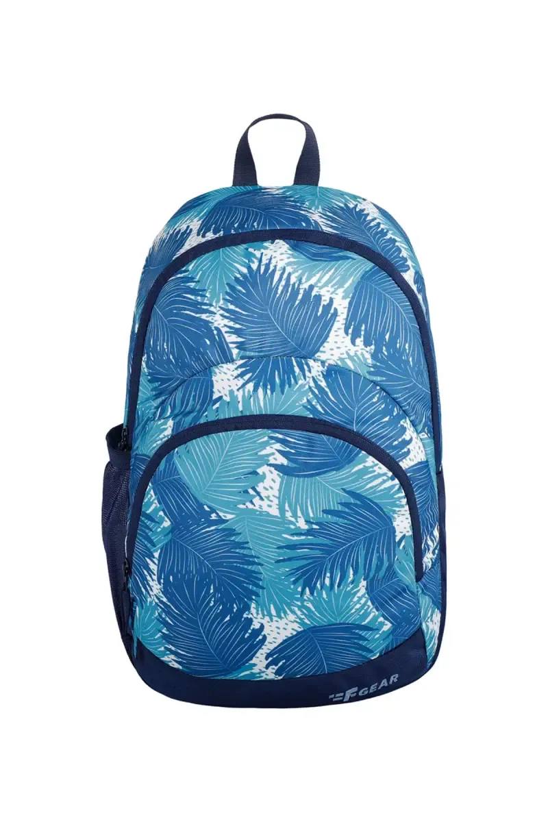 Dylan Ferns Aqua Navy Blue Backpack for Girls - 11 L
