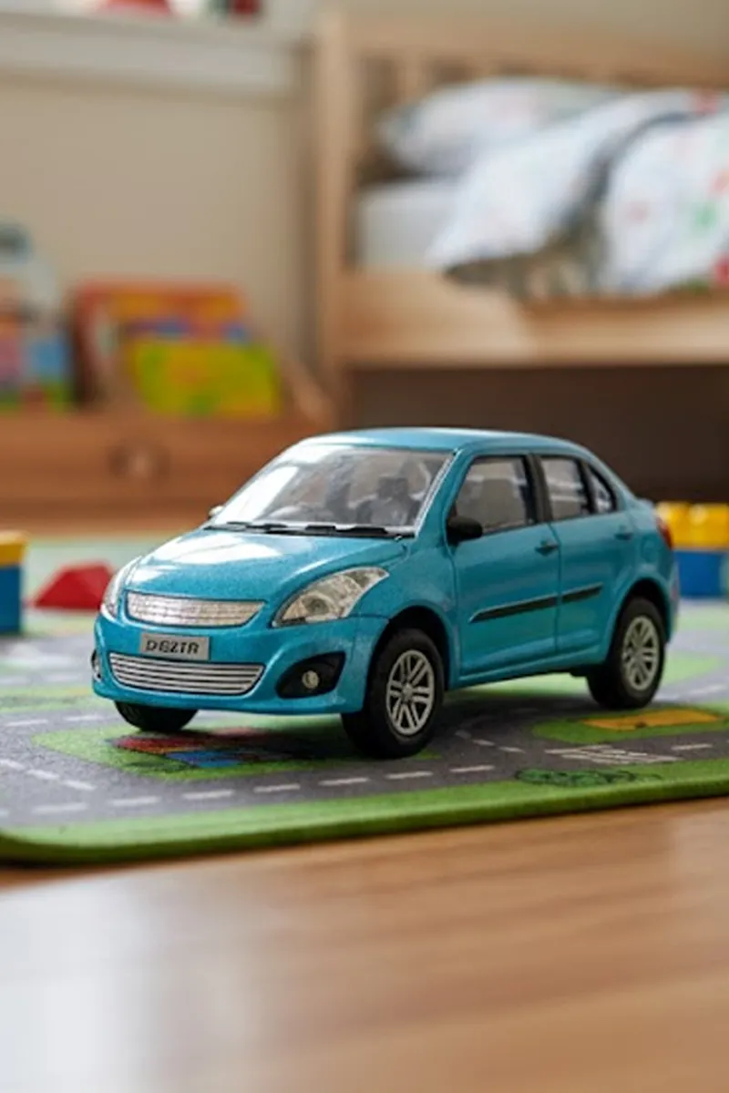 Swift Dezire Pull Back Car Toy (Teal)