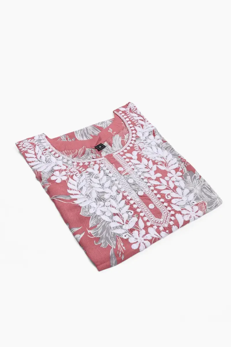 Rayon Embroidered Tops for Women 