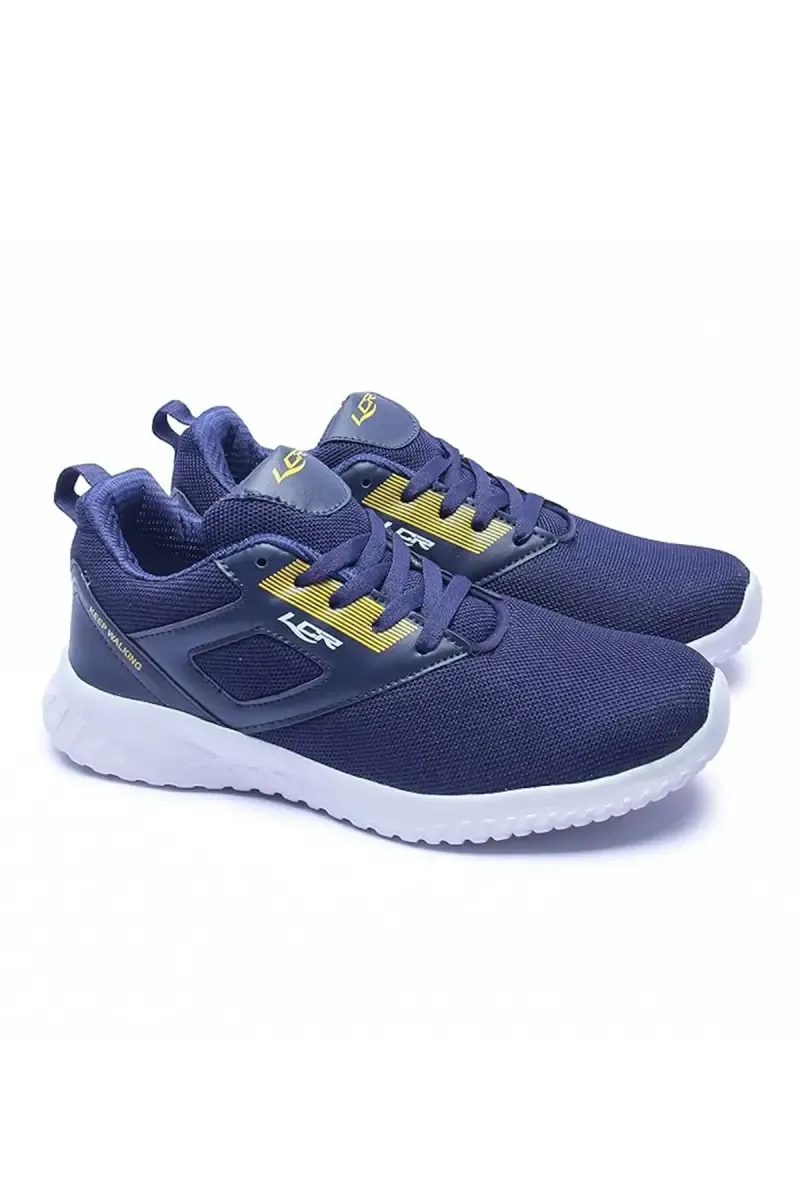 Mesh Lace-Up Running Shoes for Men