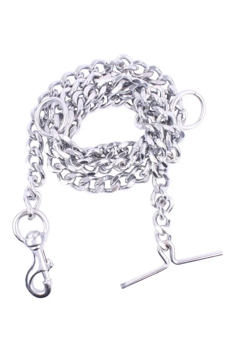 Super Chain Stainless Steel Dog Leash (Silver) X-Large 023188SILXLA