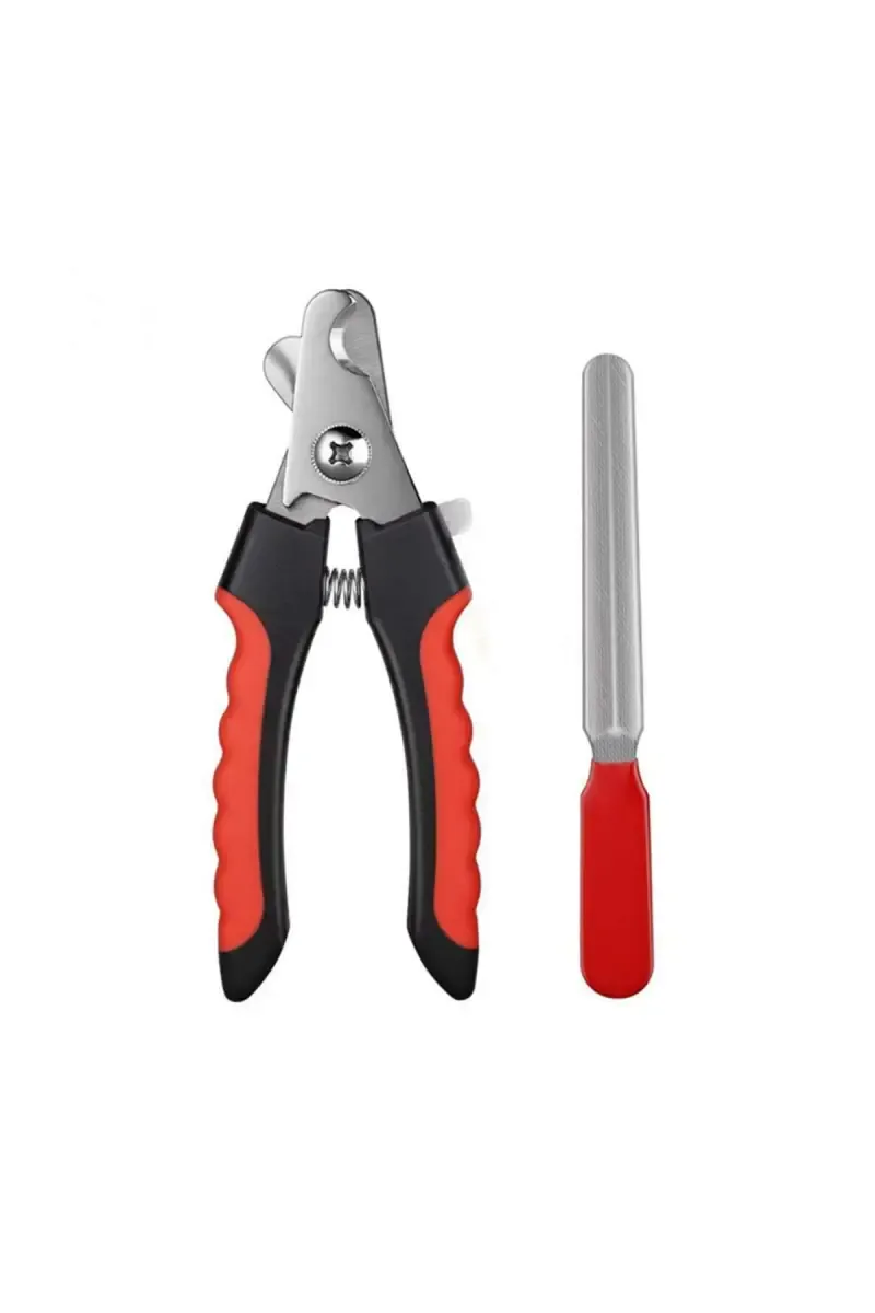 Nail Clipper & Claw For Pet Dogs (Red) - Medium