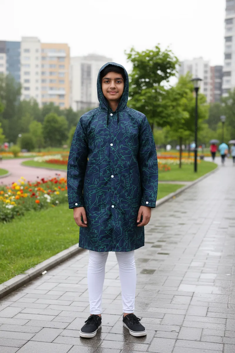 Printed Rain Jacket for Boy