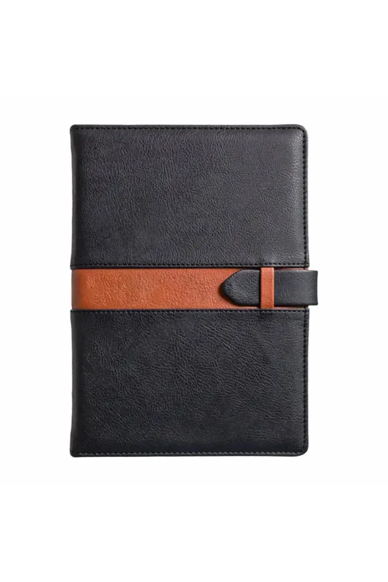 Anupam Posh Office Diary With Magnetic Closure- 192 Pages (Black) 