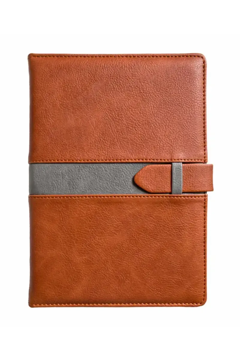 Anupam Posh Office Diary With Magnetic Closure- 192 Pages (Brown) 