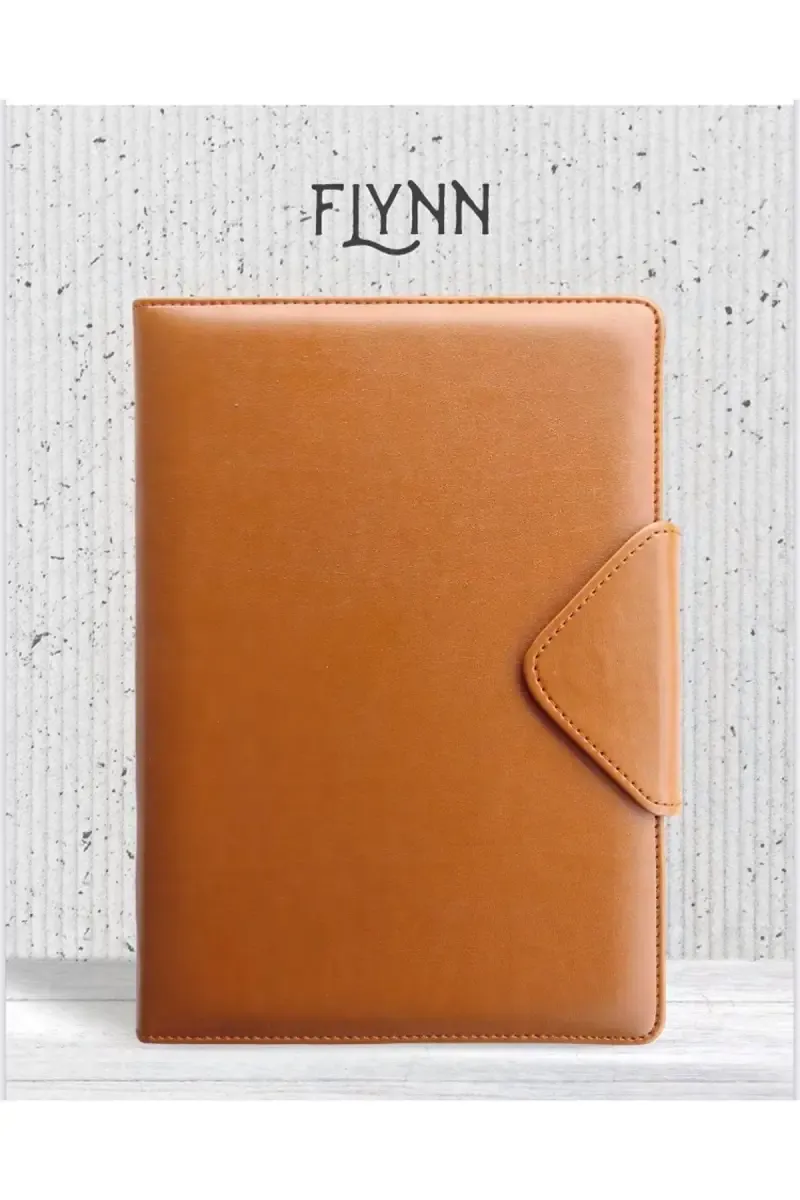 Anupam Flynn A5 Size Office Diary  - Brown (192 Pages)